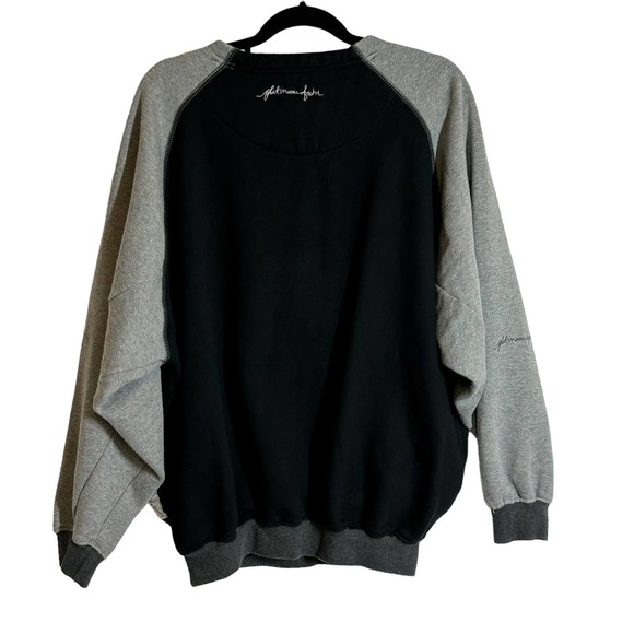 VTG Platinum Fubu Fat Albert & Junk Yard Gang Sweatshirt XL Color-Block 90's - Picture 3 of 13